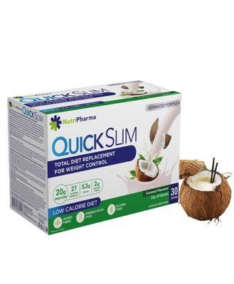 Коктейль Quick Slim Livesta &laquo;Спелый кокос&raquo;, 30 саше по 23 г 10772 фото