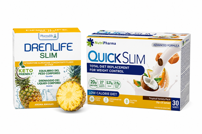 Набор для похудения Livesta коктейль Quick Slim + Драйн Drenlife Slim 488652 фото